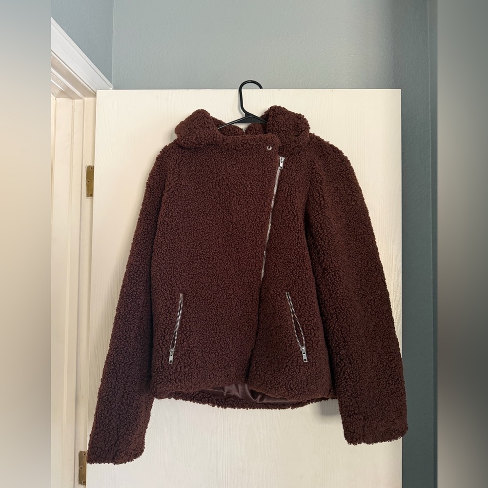 Forever 21 Chocolate Sherpa Jacket